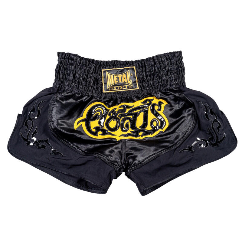Metal Boxe - Short Thaï Lumpinee Métal Boxe - Short - Jaune|noir - 38 S - Decathlon