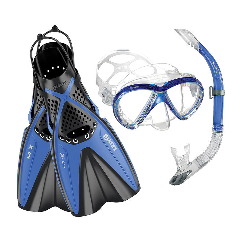 Mares X-One Buceo Kit Mark Mask + Pipe + Fins