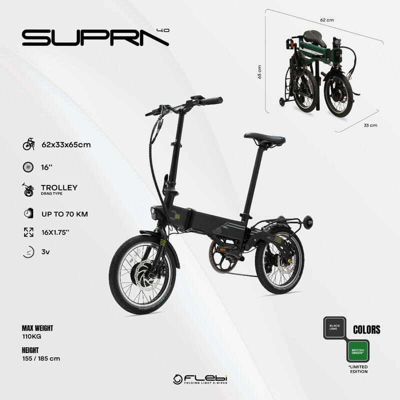 FLEBI SUPRA 4.0 | E-bike | Felnőtt | Nő és férfi