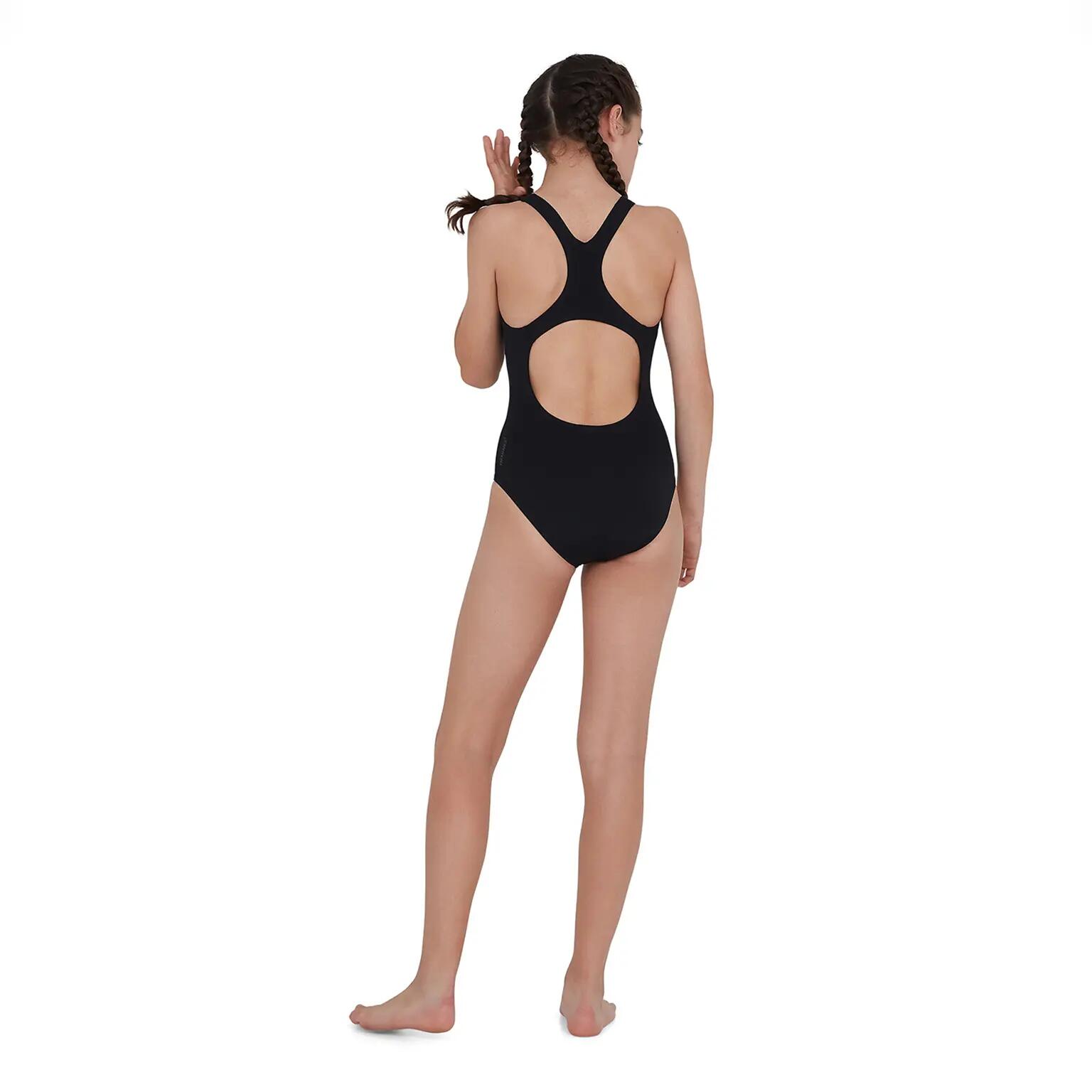 Einteiliger Badeanzug, Mädchen Speedo End Essential Medalist 3/4