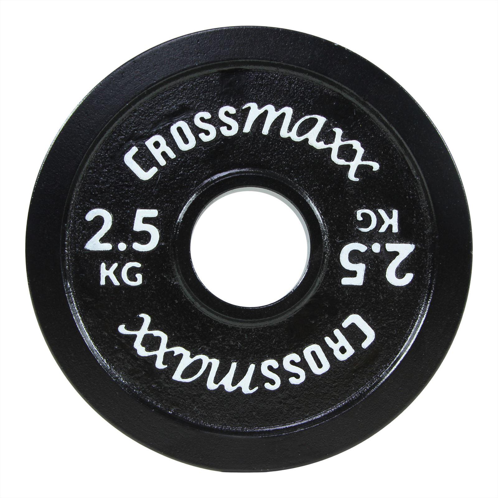 Lifemaxx - Plaques De Poids Calibrées - 50 Mm - Poids De Musculation - Noir - 2,5 Kg - Decathlon