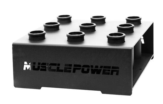 Wandhalterung für Powerbands und Speedropes - Schwarz