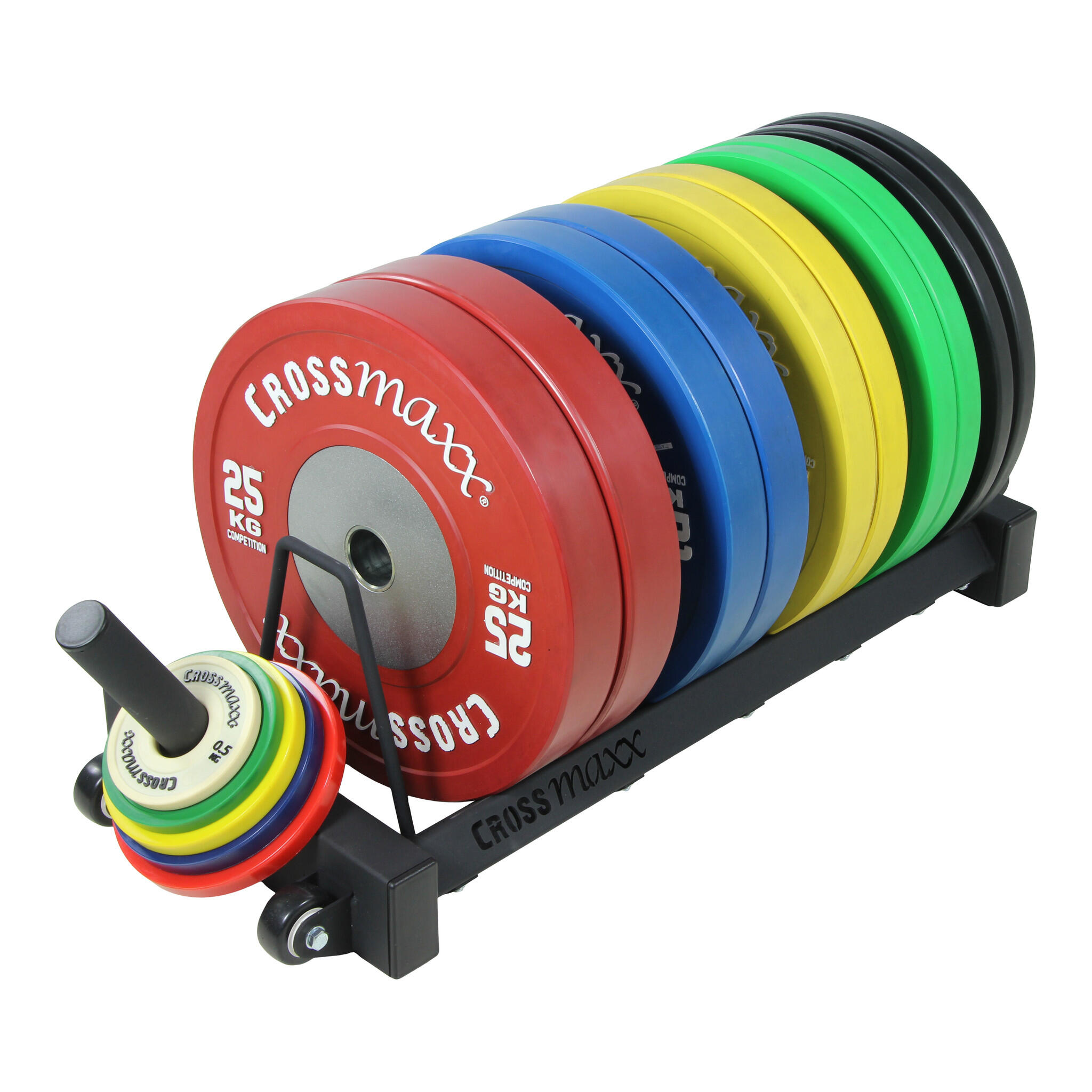Crossmaxx Bumper Plate Rack - Estante para discos de pesas 2/2