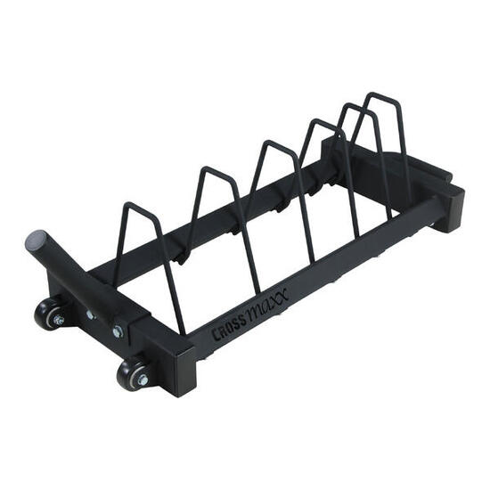 Crossmaxx Bumper Plate Rack - Râtelier de rangement pour disques de musculation