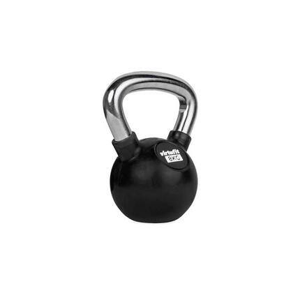 Kettlebell - Musculation - Caoutchouc/Chrome