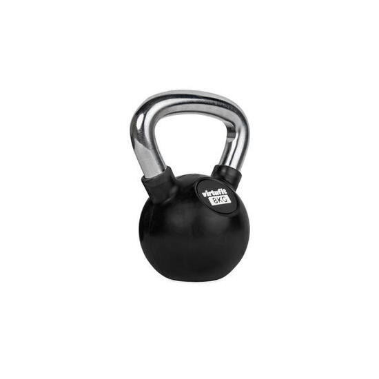 Kettlebell - Musculation - Caoutchouc/Chrome