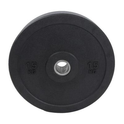 Disco pesi olimpico ad alta temperatura - Disco paraurti - 50 mm - 5 kg - Nero