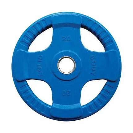 Body-Solid Gekleurde Olympische Rubber Halterschijf - Blauw - 20 kg