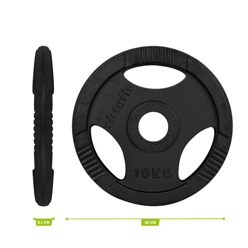 Disc Greutate VirtuFit Olympic 10 kg, Diametru 50 mm