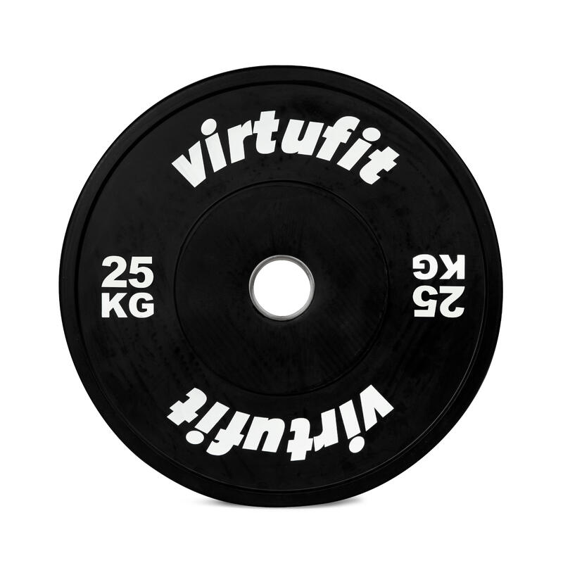 Disc Greutate Cauciuc Olympic Rubber Weight Plate VirtuFit 50 mm - 25 kg