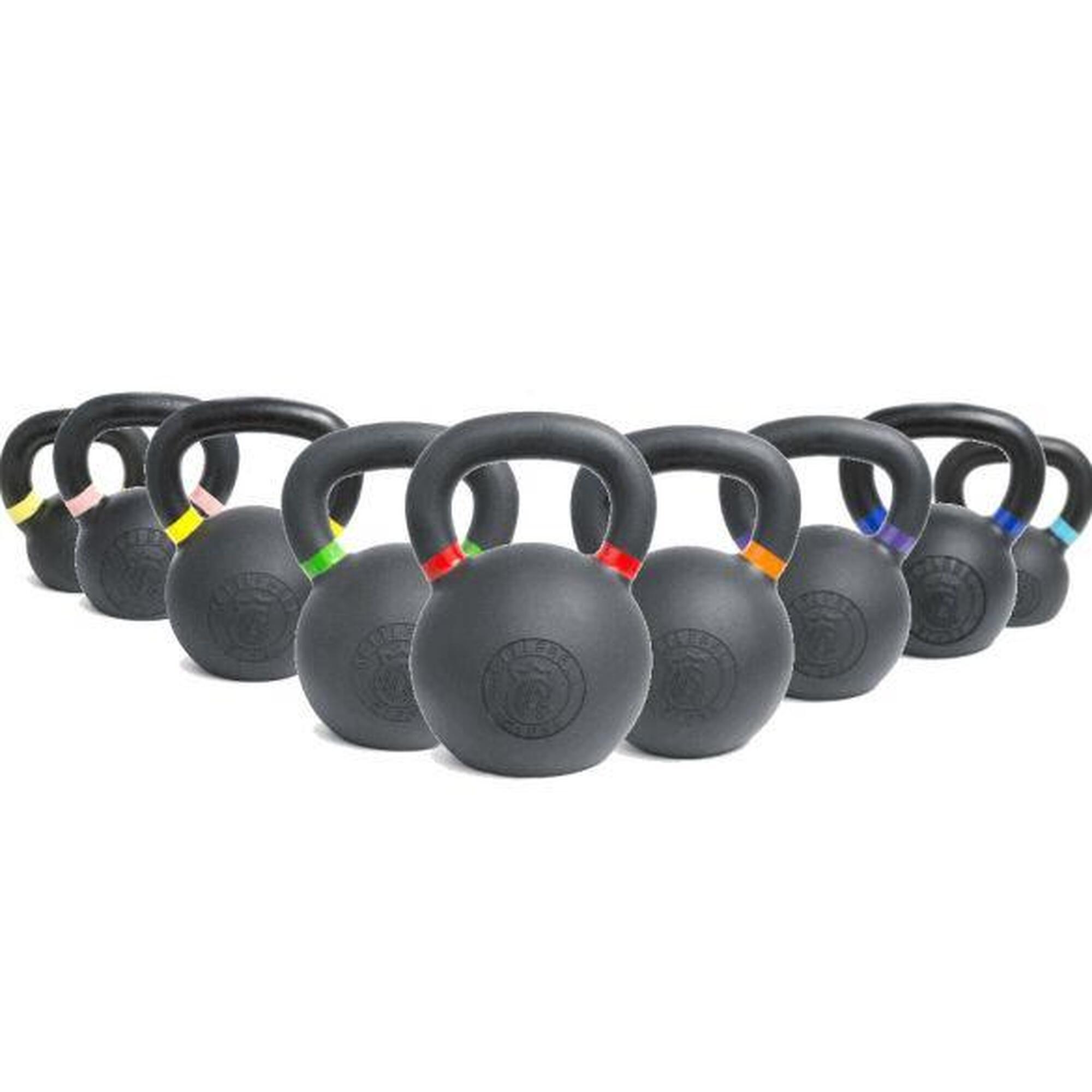 Crossmaxx Kettlebell - Gietijzer met Poedercoating - 16 kg