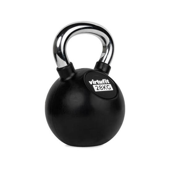 Kettlebell - Musculation - Caoutchouc/Chrome