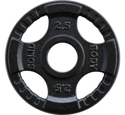 Body-solid olympische gietijzeren halterschijf - 2.5 kg