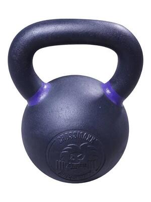 Crossmaxx kettlebell - gietijzer met poedercoating - 20 kg