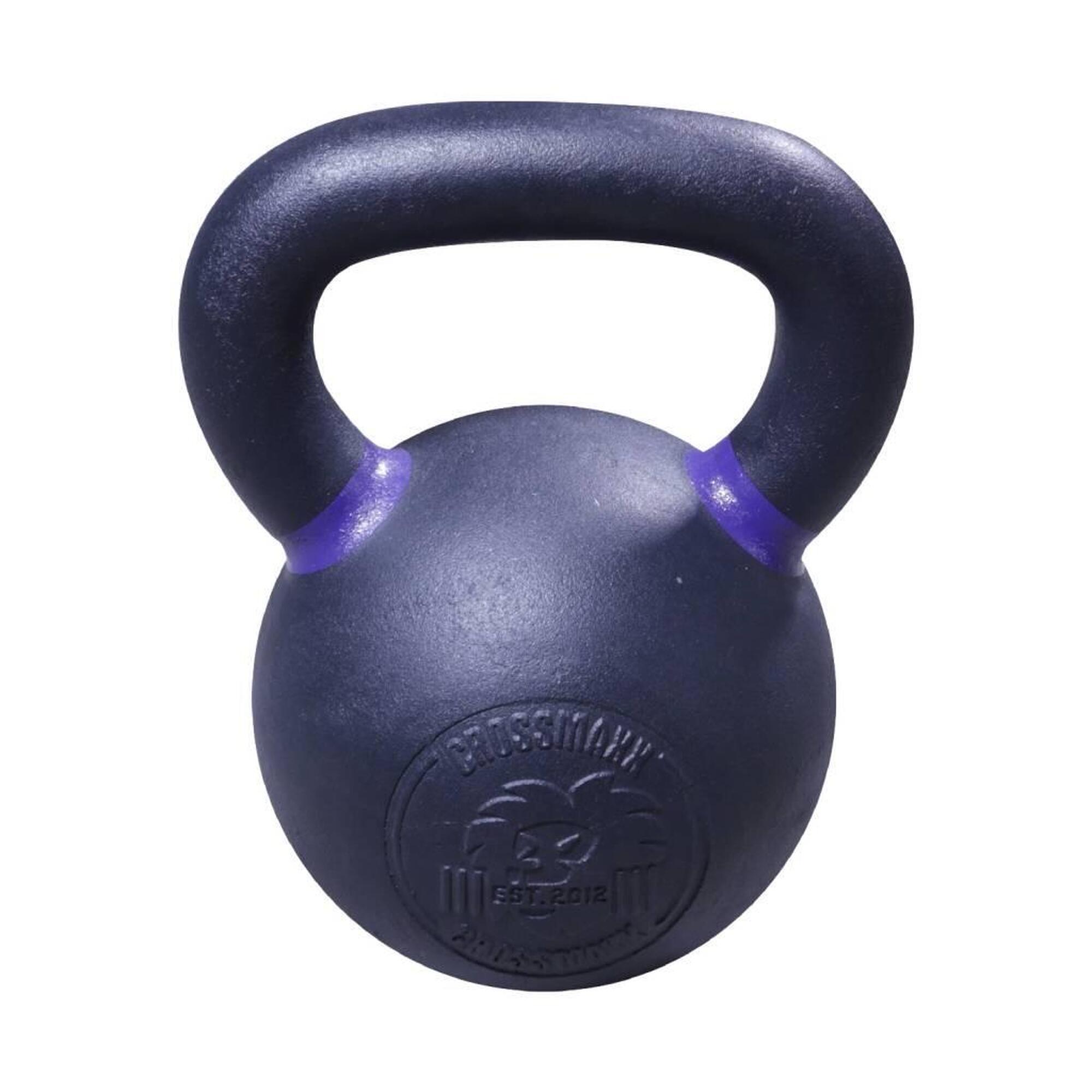 Crossmaxx Kettlebell - Gietijzer met Poedercoating - 20 kg