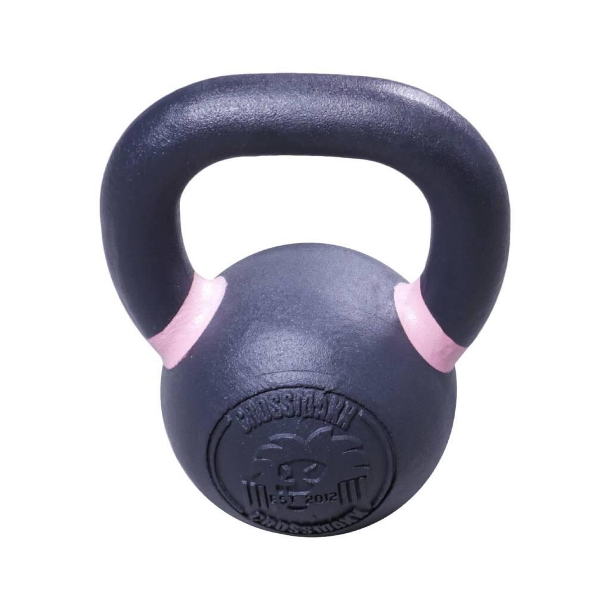 Lifemaxx - Crossmaxx Kettlebell - Fonte Avec Revêtement En Poudre - 8 Kg - Kettlebell - Noir - 8 Kg - Decathlon