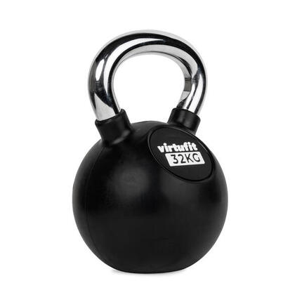 Kettlebell – Gummi/Chrom - Fitness