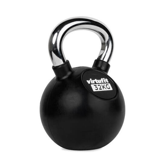 Kettlebell – Gummi/Chrom - Fitness