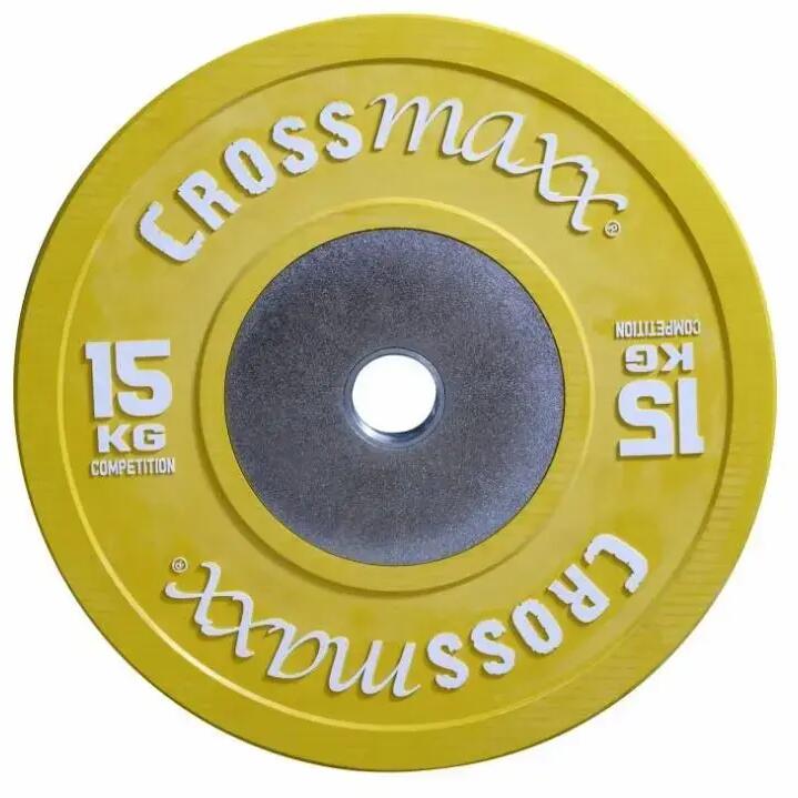 Crossmaxx Competition Bumper Plate - Weight Plate - 50 mm - 15 kg