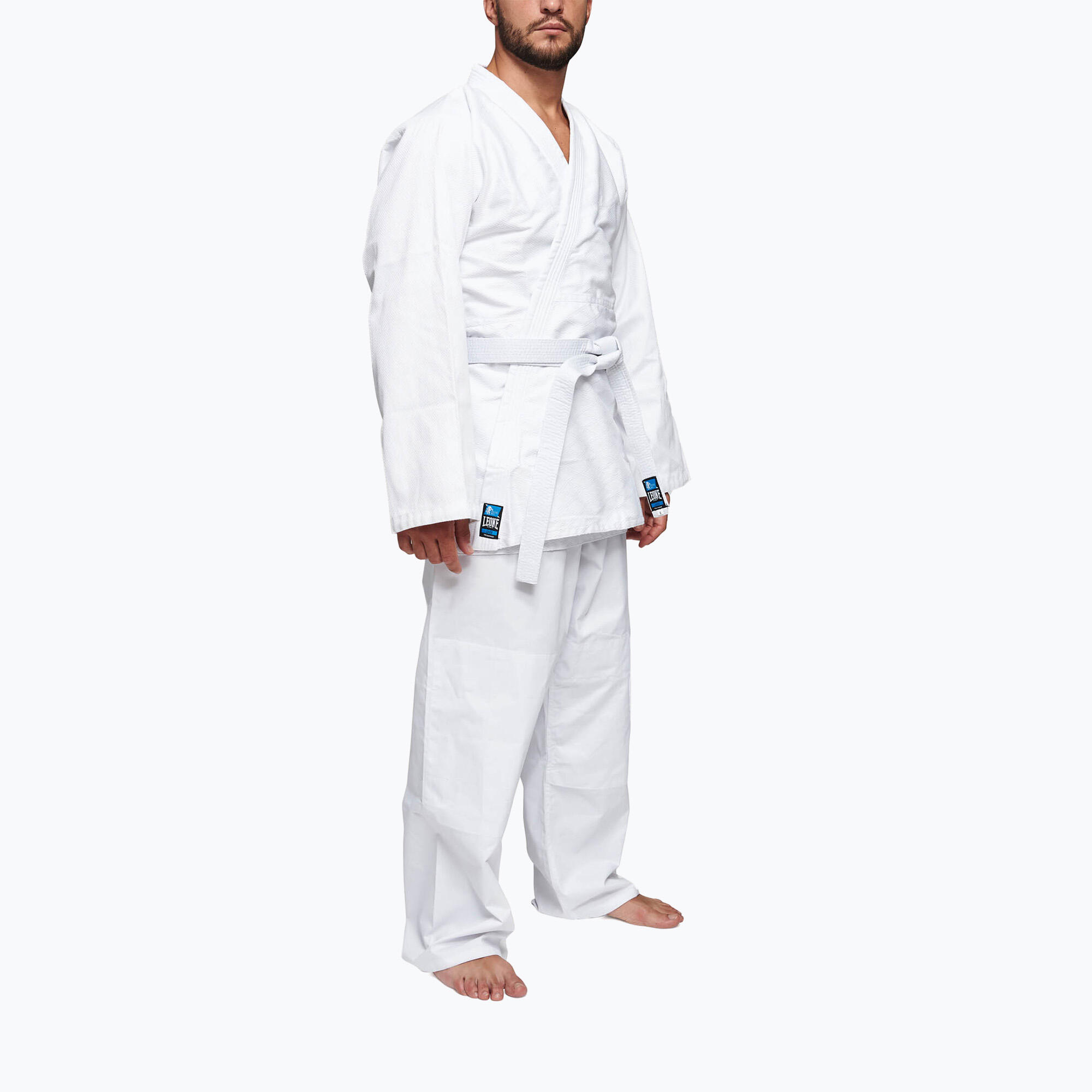 Judogi Kimono Judo Adulto Leone 1947 blanco 3/7