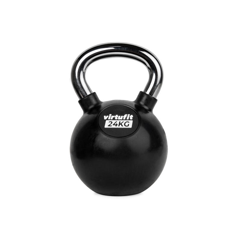 Gantera Kettlebell din cauciuc 24 kg VirtuFit