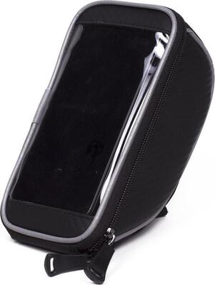 Stuurtas met telefoonhouder fiets zwart