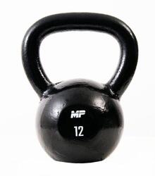 Kettlebell - 12 Kg - Noir