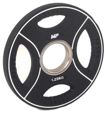 Muscle power pu 4-grip halterschijf - 50 mm - 1.25 kg