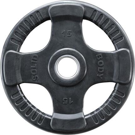 Body-Solid Olympische Rubber Halterschijf - 15 kg