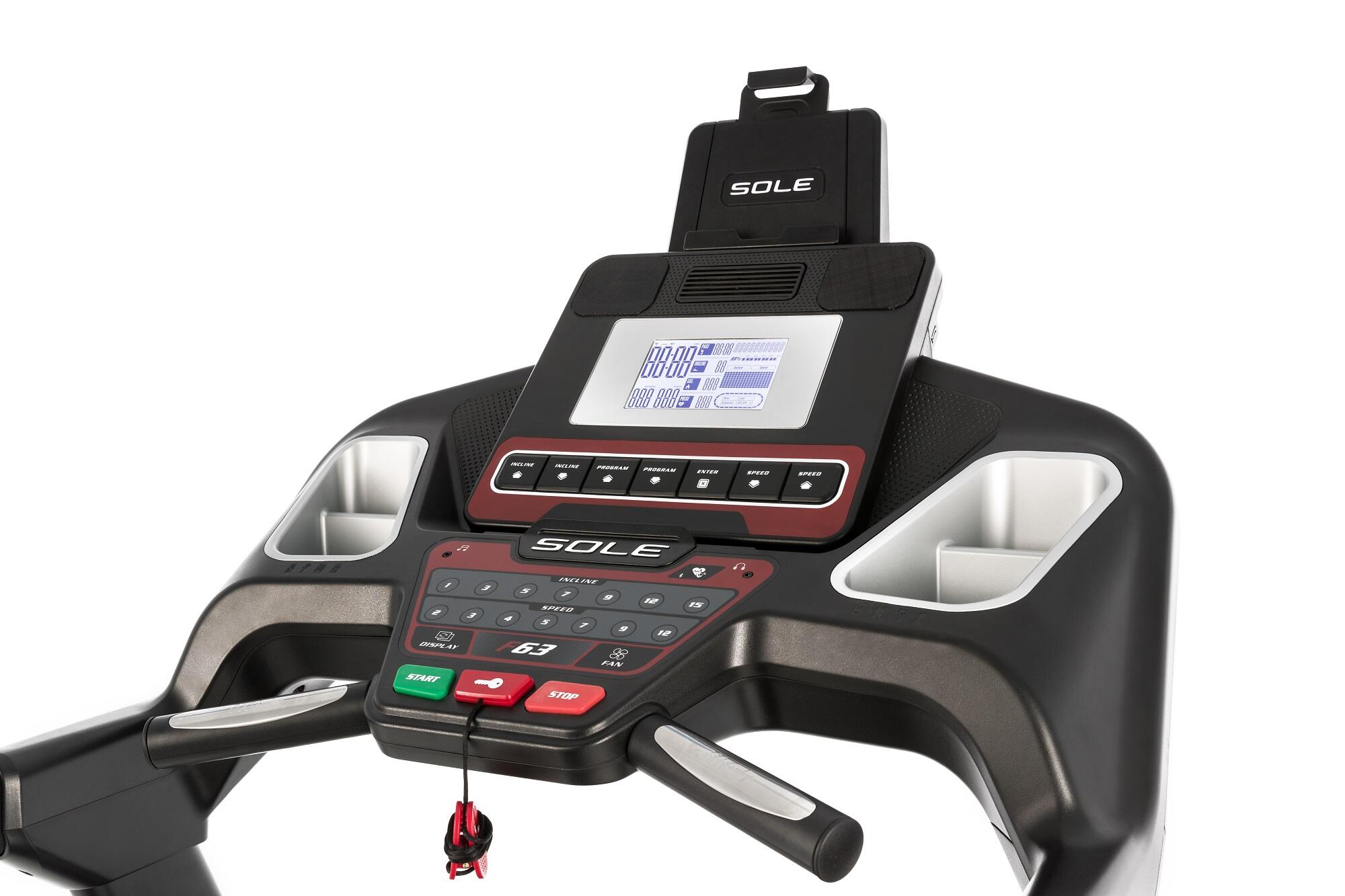 Opklapbare loopband F63 voor fitness en cardio 4/7
