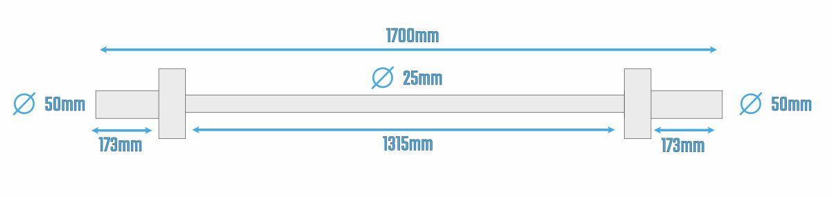 Barra Olímpica - 10 kg 4/7
