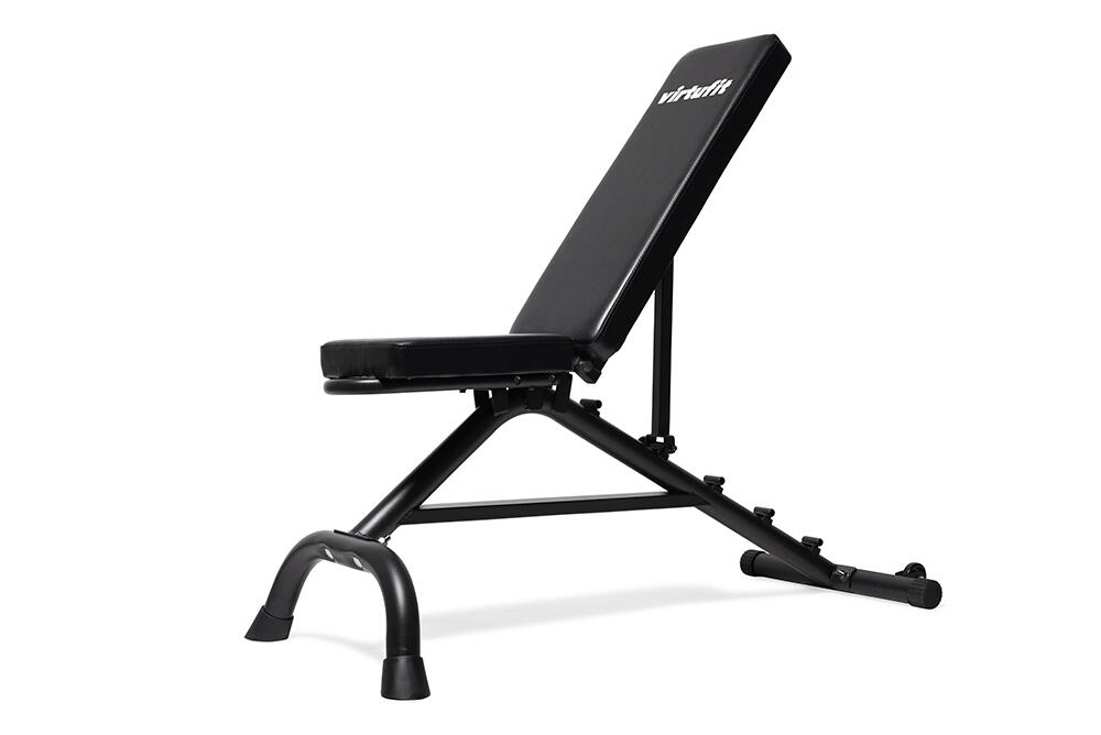 VIRTUFIT Halterbank - Multifunctionele Verstelbare Fitnessbank