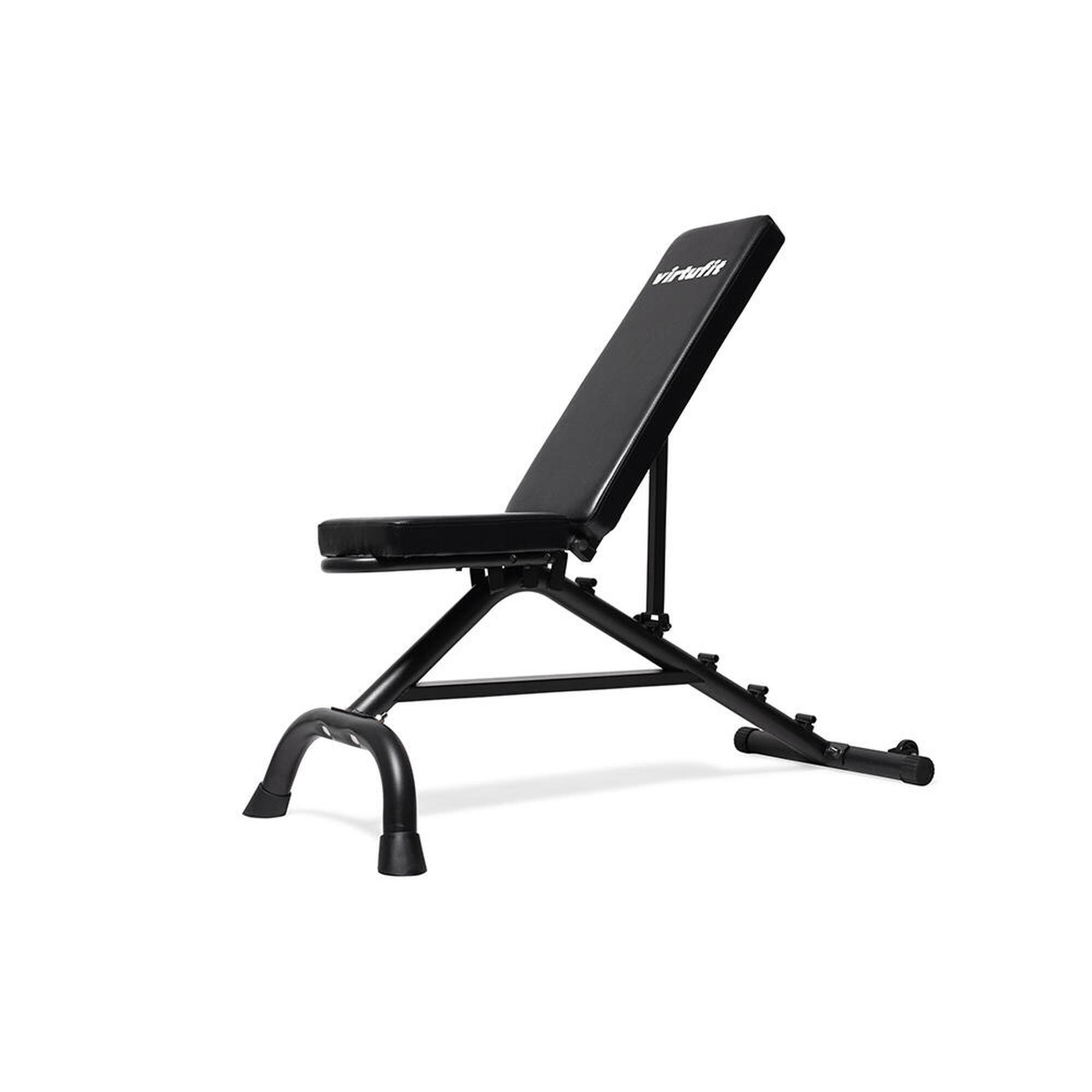 Virtufit - Banc De Fitness Ajustable Multifonctionnel - Banc De Musculation - Banc De Musculation - Noir - Taille Unique - Decathlon