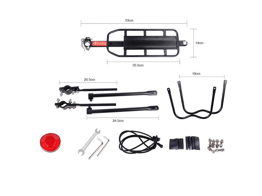 Bagagedrager Fiets Zwart MTB/Stadsfiets - Tot 50 KG 7/7