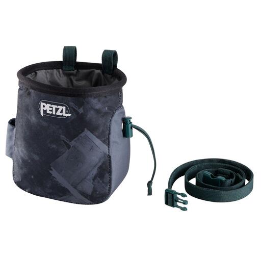 Petzl - Sac À Magnésium Petzl Saka Gris Compact Léger, Cordon Intérieur Renforcé - Sac À Magnésie - Gris - Taille Unique - Decathlon