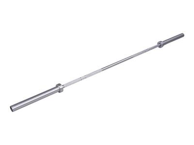 Crossmaxx olympische halterstang - 220 cm (50 mm) - chroom