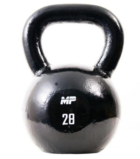 Muscle Power Kettlebell aus Gusseisen - Schwarz - 28 kg
