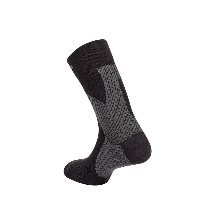 ANKLE STABILIZER – MEDIUM COMPRESSION – SPORT SOCKS – BLACK/GREY