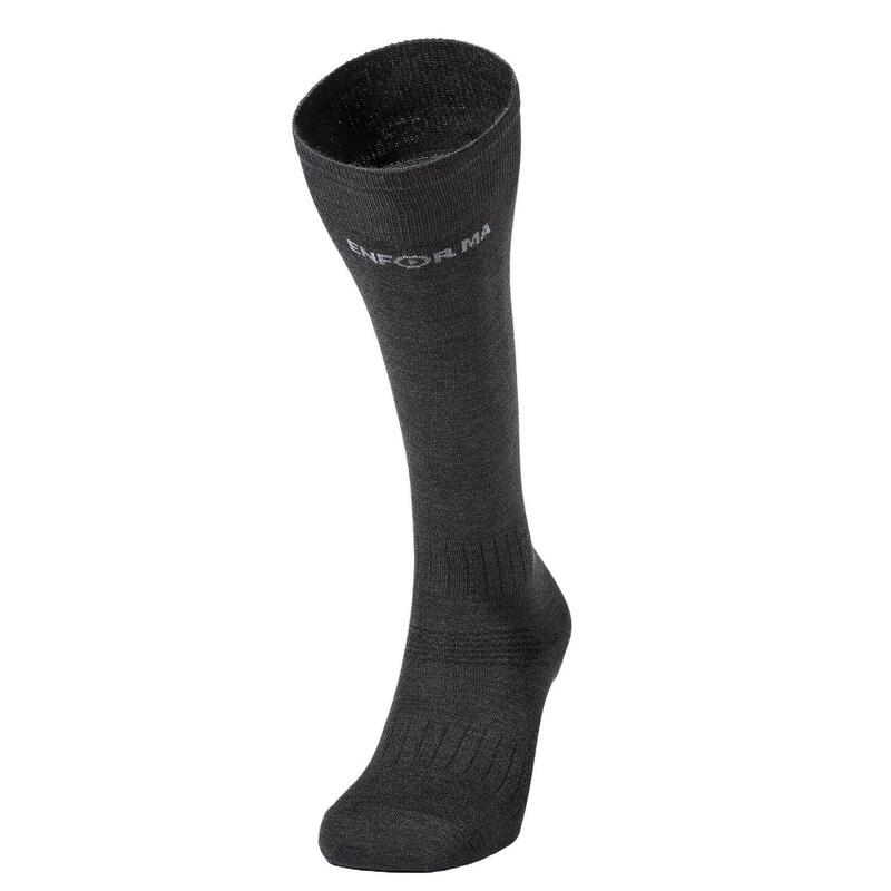 CHAUSSETTES DE SKI ULTRA FINES - ASPEN MOUNTAINEERING - FIN/LÉGER/CHAUD - GRIS