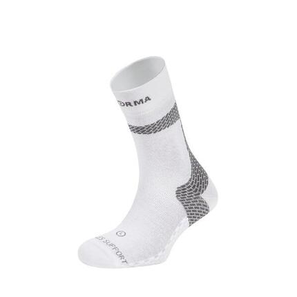 SUPPORT D'ACHILLE -CHAUSSETTES DE SPORT-COMPRESSION MOYENNE - BLUE/GRIS