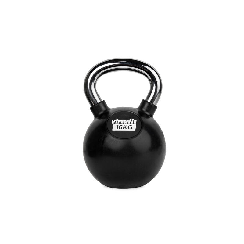 Gantera Kettlebell din cauciuc 16 kg VirtuFit