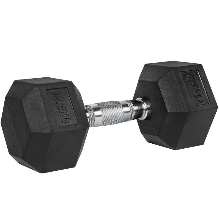 Virtufit - Haltères Musculation - Hexa - Poids - Par Piéce - 1 À 40 Kg - Haltère - Gris - Taille Unique - Decathlon