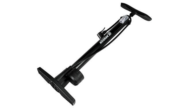 Pompe à vélo avec manomètre 11 bars pompe sur pied noire 3/7
