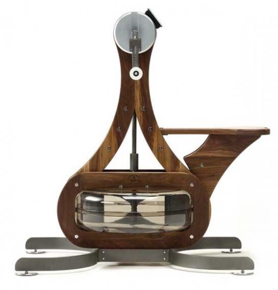 NOHRD WaterGrinder Roeitrainer - Walnoot