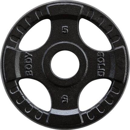 Body-Solid Olympic Hantelscheibe aus Gusseisen – 5 kg