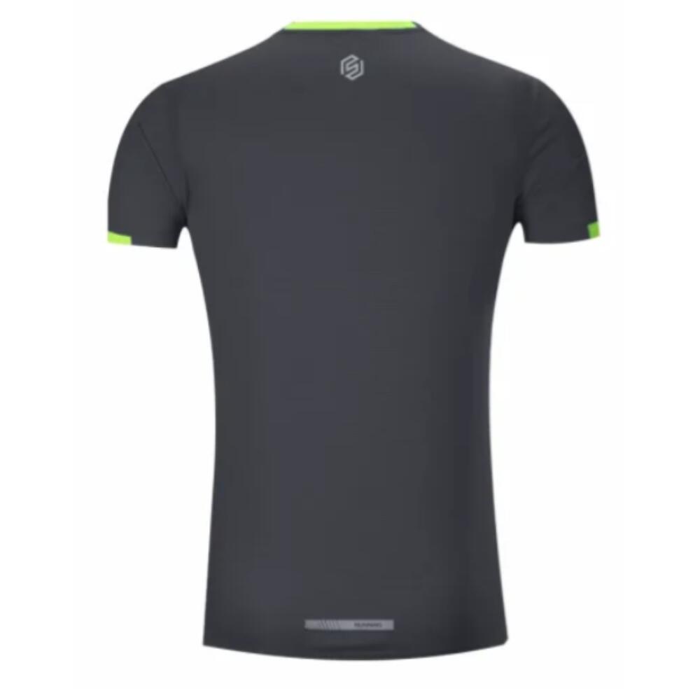 T-Shirt Respirável de Corrida Homem Dry SPHERE PRO ELIAM. Cinzento 2/2