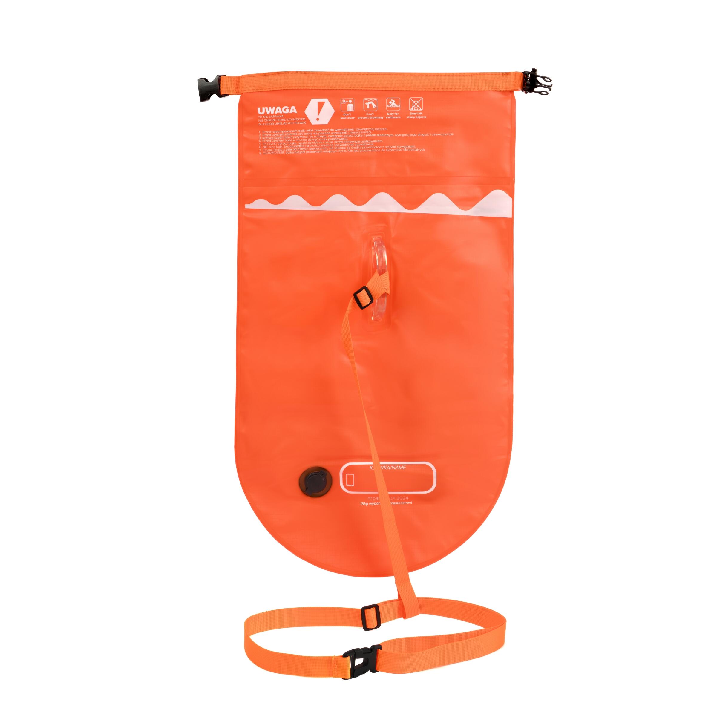 Bojka asekuracyjna STICKY 20l Majestic Sport pomarańczowa 5/7