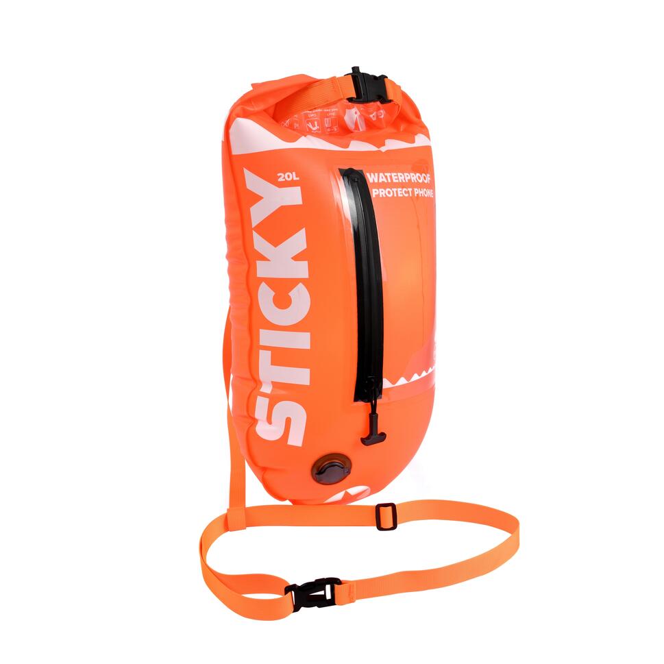 Bojka asekuracyjna STICKY 20l Majestic Sport pomarańczowa