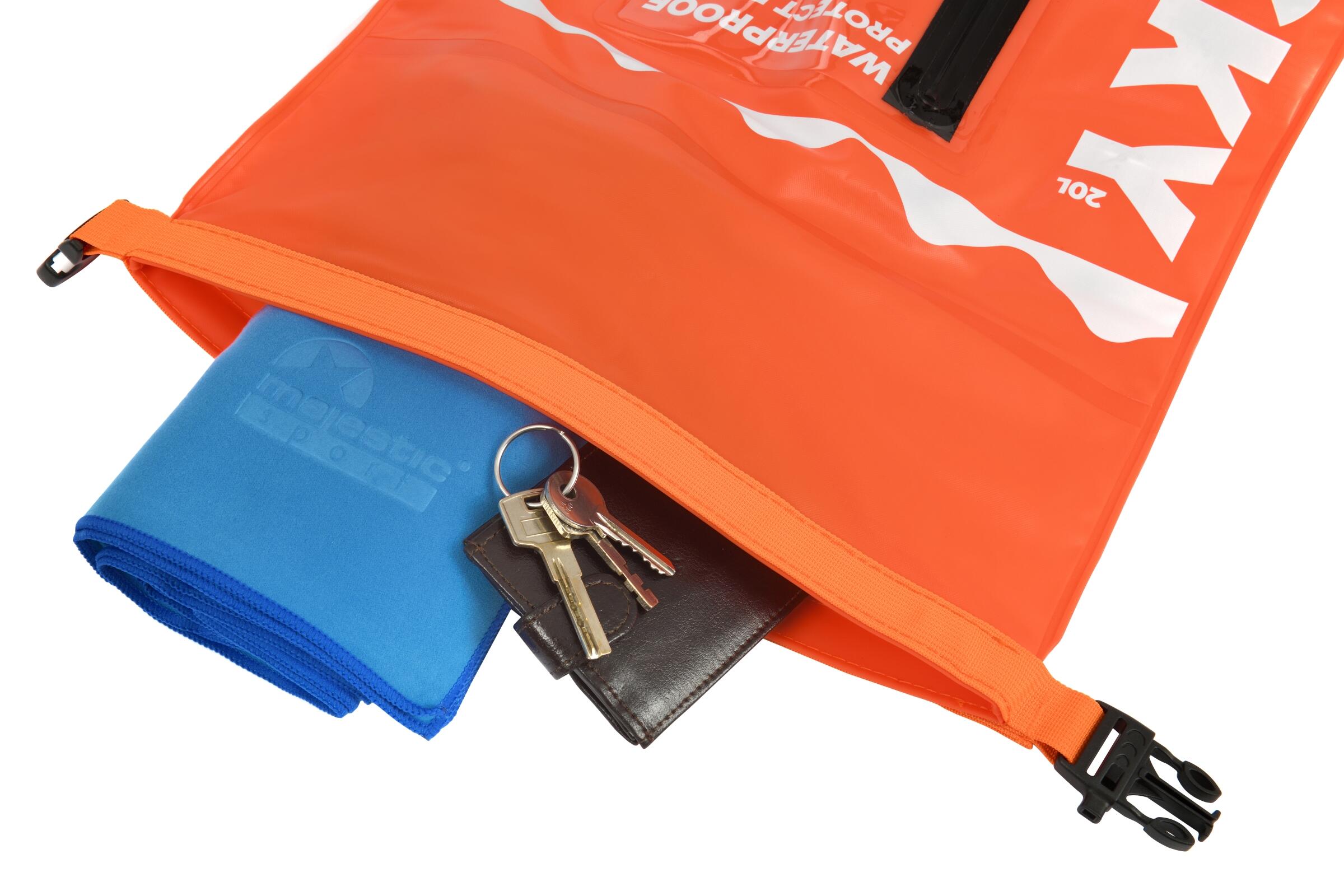 Bojka asekuracyjna STICKY 20l Majestic Sport pomarańczowa 6/7