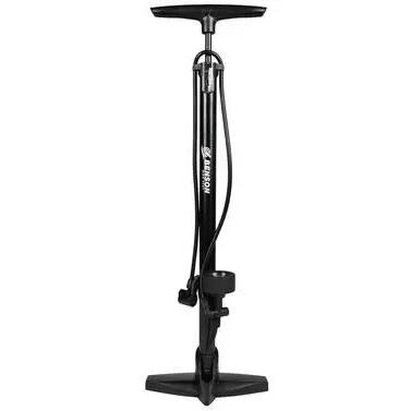 Bike Pump Dual Valve - 11 bar Floor Pump Black
